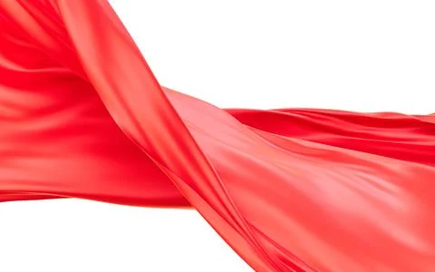 Smooth wave cloth background, 3d rendering. Stock Illustration