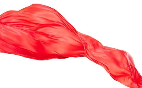 Smooth wave cloth background, 3d rendering. Stock Illustration