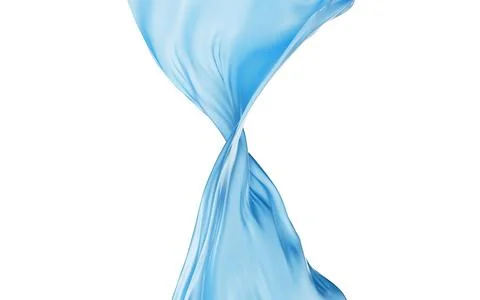 Smooth wave cloth background, 3d rendering. Stock Illustration