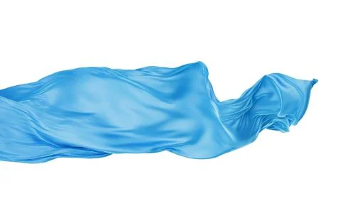 Smooth wave cloth background, 3d rendering. Illustrazione stock