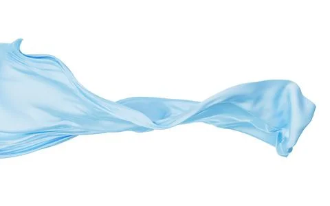 Smooth wave cloth background, 3d rendering. Stock Illustration