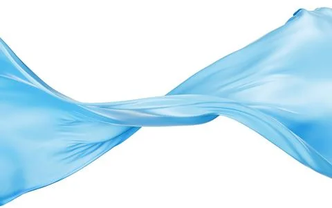 Smooth wave cloth background, 3d rendering. Illustrazione stock