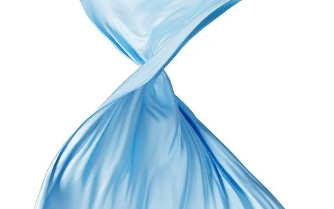 Smooth wave cloth background, 3d rendering. Illustrazione stock