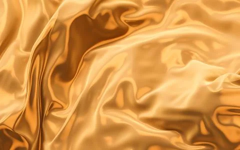 Smooth wave cloth background, 3d rendering. Stock Illustration