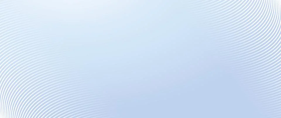 Smooth wave lines texture. White wavy stripes on light blue background. Warped Stock Illustration