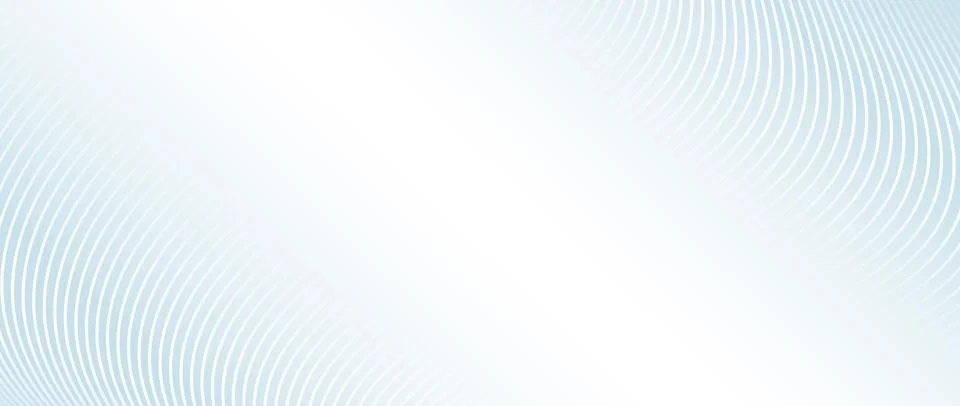Smooth wave lines texture. White undulate stripes on light blue background Illustrazione stock