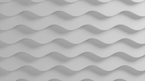 Smooth wave patterns on digital background create calming visual effects Stock Footage 320529625