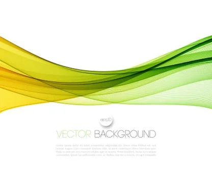Smooth wave stream line abstract header layout. Vector illustration Stock Illustration