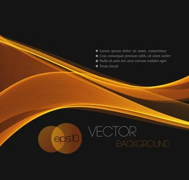 Smooth wave stream line abstract header layout Illustrazione stock