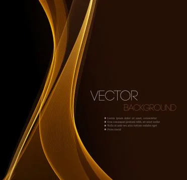 Smooth wave stream line abstract header layout Stock Illustration