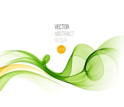 Smooth wave stream line abstract header layout. Vector illustration Illustrazione stock