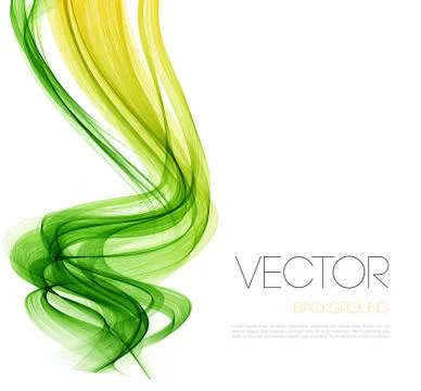 Smooth wave stream line abstract header layout. Vector illustration Stock Illustration