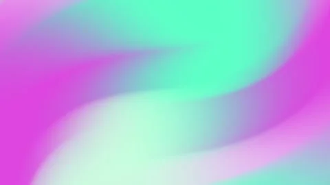 A smooth wave-like transition of vibrant magenta blending into mint green Stock Footage 294662023
