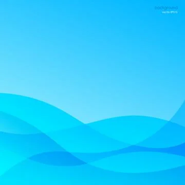 Smooth waves abstract background Stock Illustration
