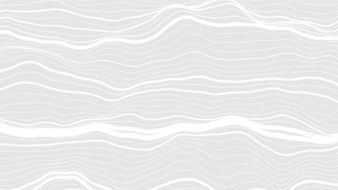 Smooth Wavey Lines Different Thickness With Alpha Channel Stock Footage 197430660