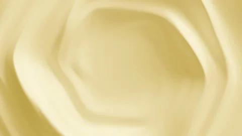 Smooth Waving Hexagonal Surface Loop 1 Light Yellow Stock Footage 123871492