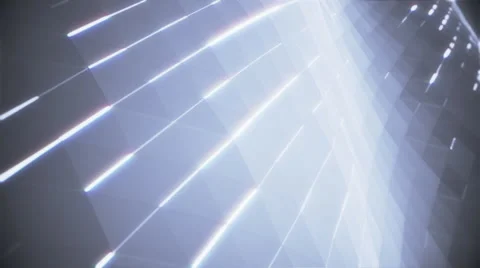 Smooth waving loop of glamorous purple lavender polygons. Stock Footage 64229515