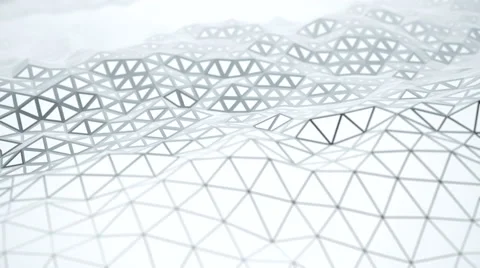 Smooth waving loop of polygon edges. Stock Footage 64231928