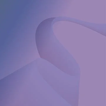 A smooth wavy curved shape is located diagonally on a gradient background. Stock Illustration