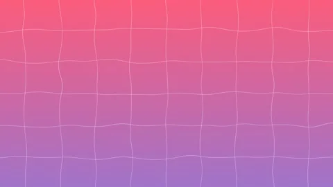 Smooth Wavy Grid Lines Abstract Animation Loop Stock Footage 317140878