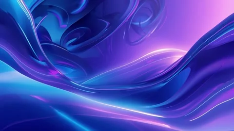 Smooth Wavy Surface Abstract with Gradient Pink and Blue Color Background	 Stock Footage 317124073