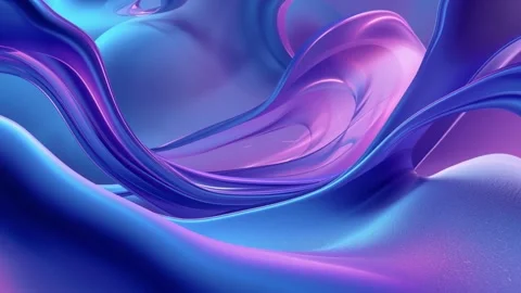 Smooth Wavy Surface Abstract with Gradient Pink and Blue Color Background	 Stock Footage 317124078