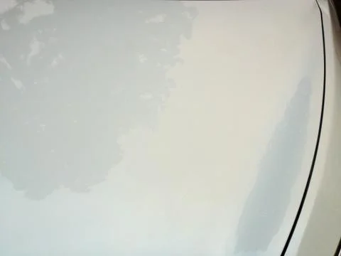 Smooth white auto body panel Stock Photos