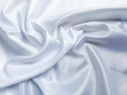 Smooth white cloth texture background. template wallpaper for wedding or New  Stock Photos