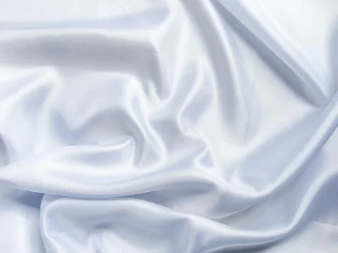 Smooth white cloth texture background. template wallpaper for wedding or New  Stock Photos