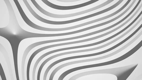 Smooth White grey waves abstract motion background Stock Footage 297160512