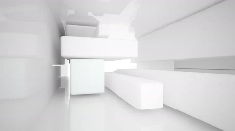 Smooth white interior 動画素材 53463455