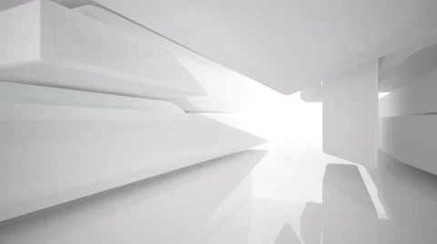 Smooth white interior Video stock 53807020