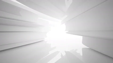 Smooth white interior. Vidéo 63534977