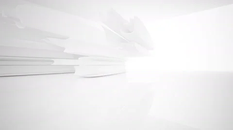 Smooth white interior. Stock Footage 63598787