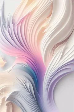 Smooth white wave background Stock Illustration