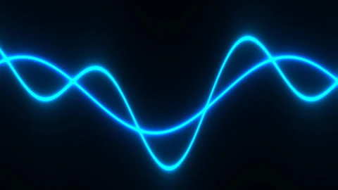 Smoothed Gradient Wave Patterns Stock Footage 294145391