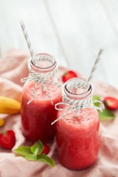 Smoothie drink Stock Photos