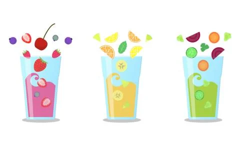 Smoothie icon illustration Stock Illustration
