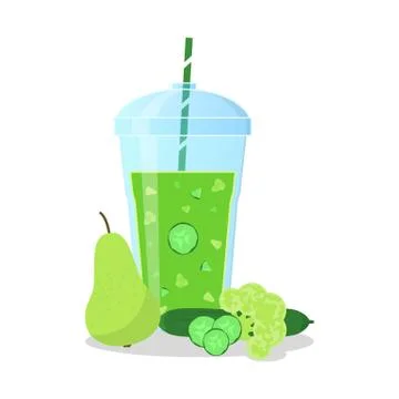 Smoothie icon illustration Illustrazione stock
