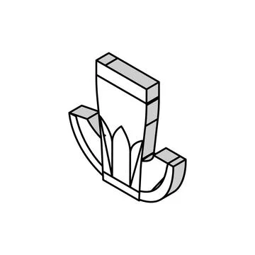 Smoothie melon isometric icon vector illustration Stock Illustration