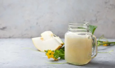 Smoothie melon Stock Photos