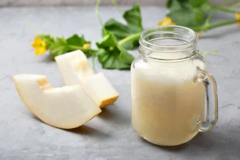 Smoothie melon Stock Photos