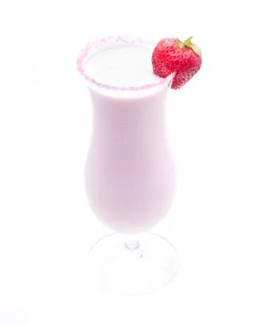 Smoothie strawberry Stock Photos