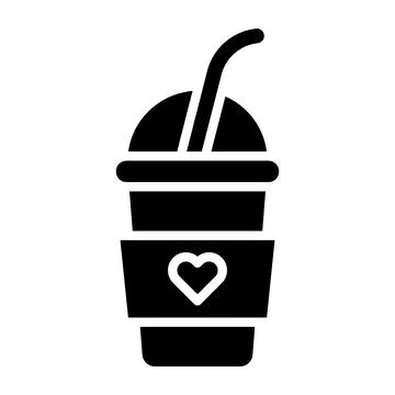 Smoothie Vector Icon Design Illustration Stock Illustration