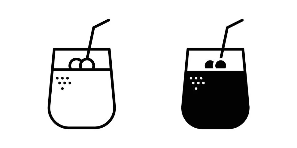 Smoothies icon vector design. EPS10 Stock Illustration