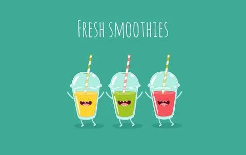Smoothies Stock Illustration