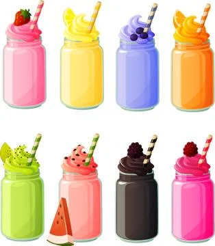 Smoothies Stock Illustration