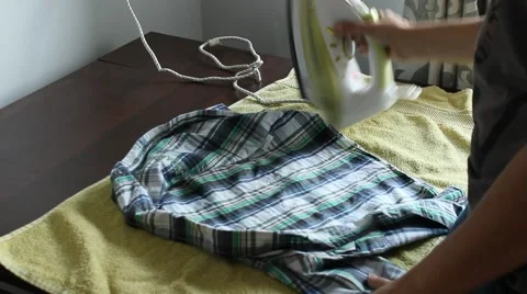 Smoothing-iron Stock Footage 55512096