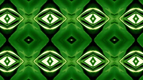 Smoothly flowing geometric pattern in green tones of nature. Видео 271672322