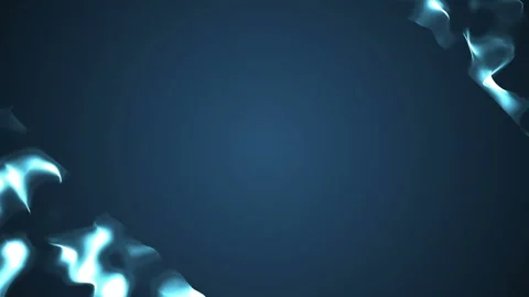 Smoothly flowing waves in the corners of the screen. Business cinematic Stock Footage 89078289